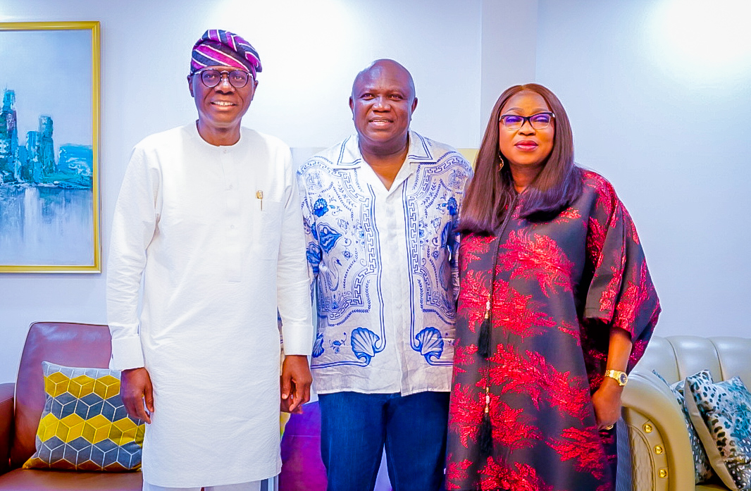 GOV SANWO-OLU AT THE 60TH BIRTHDAY OF MR AKINWUNMI AMBODE, FORMER GOVERNOR OF LAGOS STATE